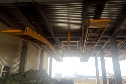 mobile type bag stacker