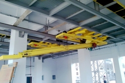 Bag truck loading conveyor